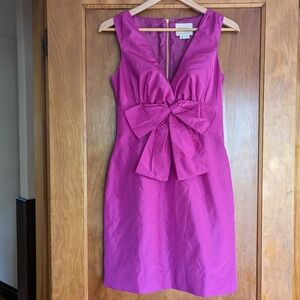 Kate Spade New York Silk Bow Midi Dress | Size 4